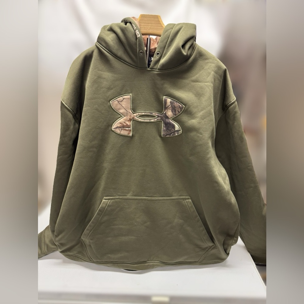 Under Armour Men’s Green Camo Hoodie